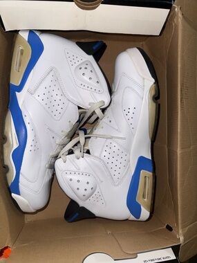 Jordan Black and White Athletic Shoes